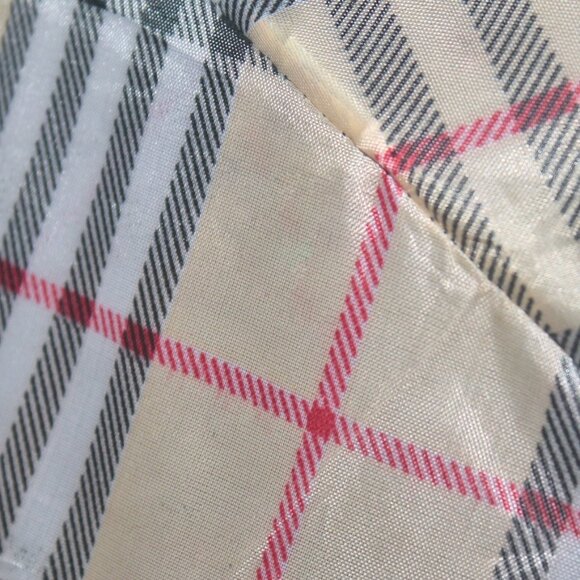 Vintage Folding Nova Check Tartan Plaid Umbrella Unisex - Picture 3 of 8